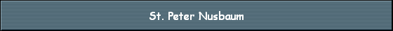 St. Peter Nusbaum
